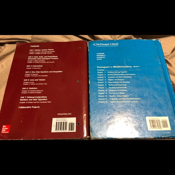 6th Grade Math Practice Books - Picture 2 of 2